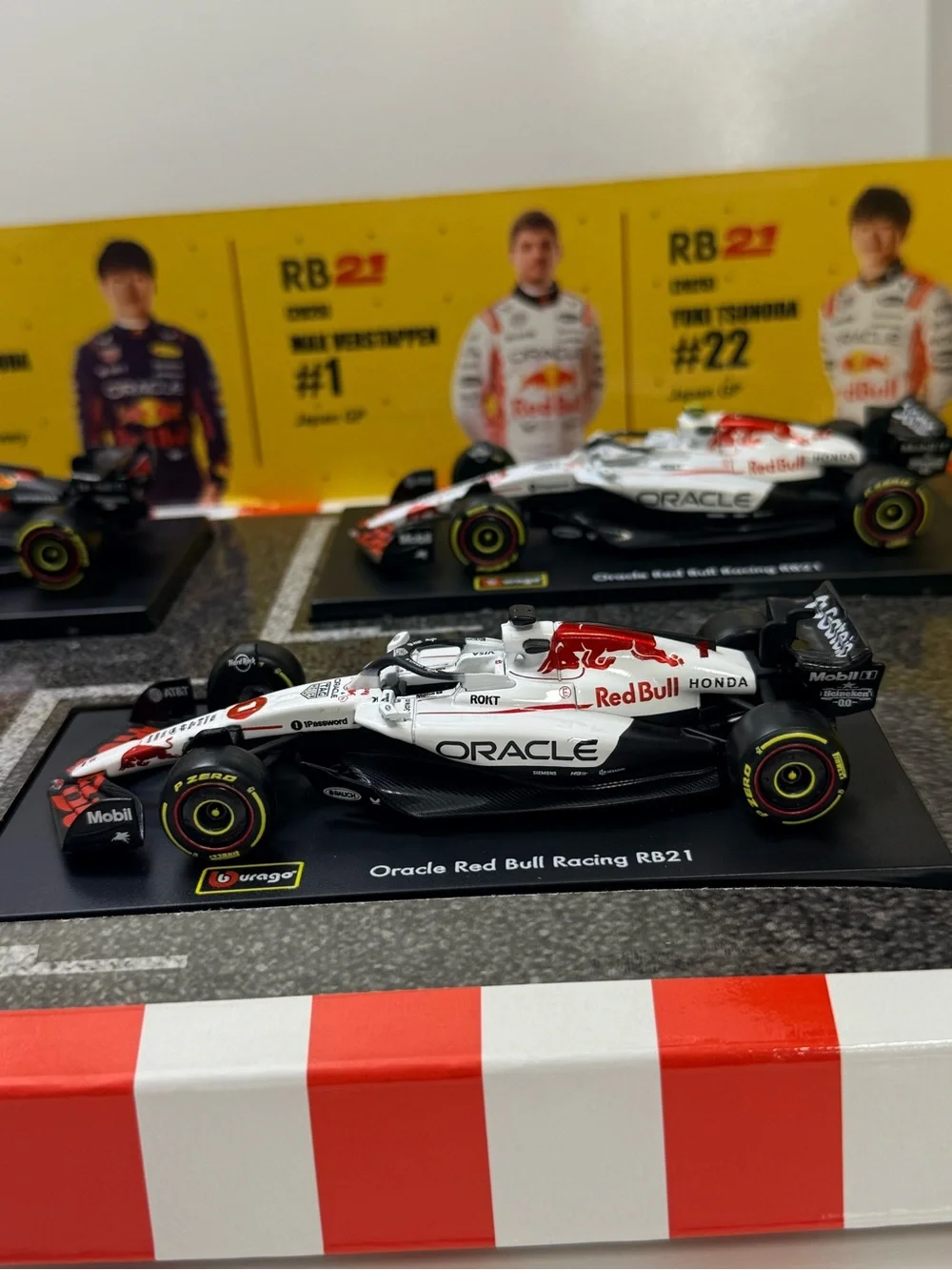 Oracle Red Bull RB20 Die-Cast Toy Car - Black & Red
